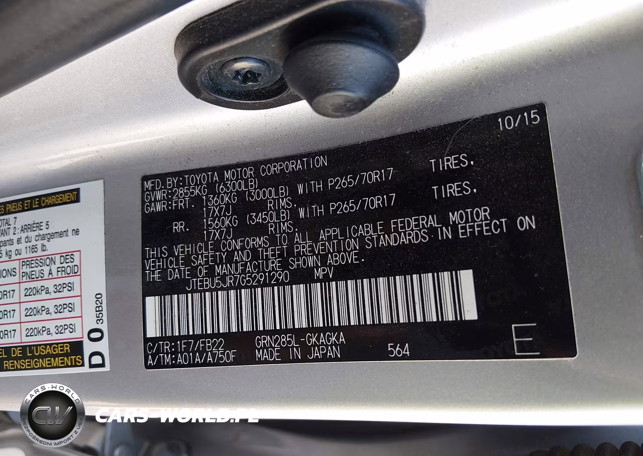 2016 Toyota 4Runner Sr5 VIN:JTEBU5JR7G5291290 - 9