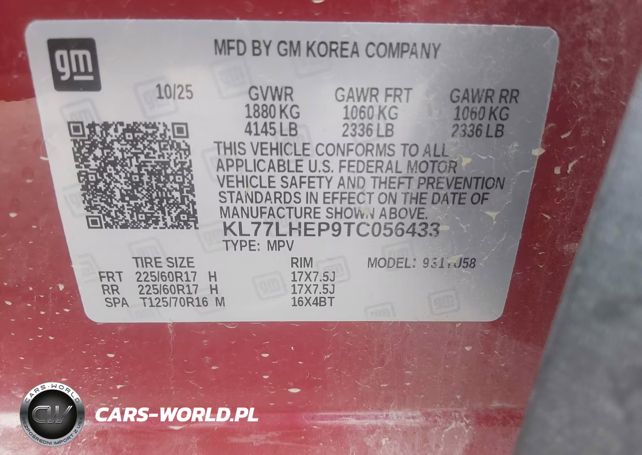 2026 Chevrolet Trax Fwd Lt VIN:KL77LHEP9TC056433 - 9