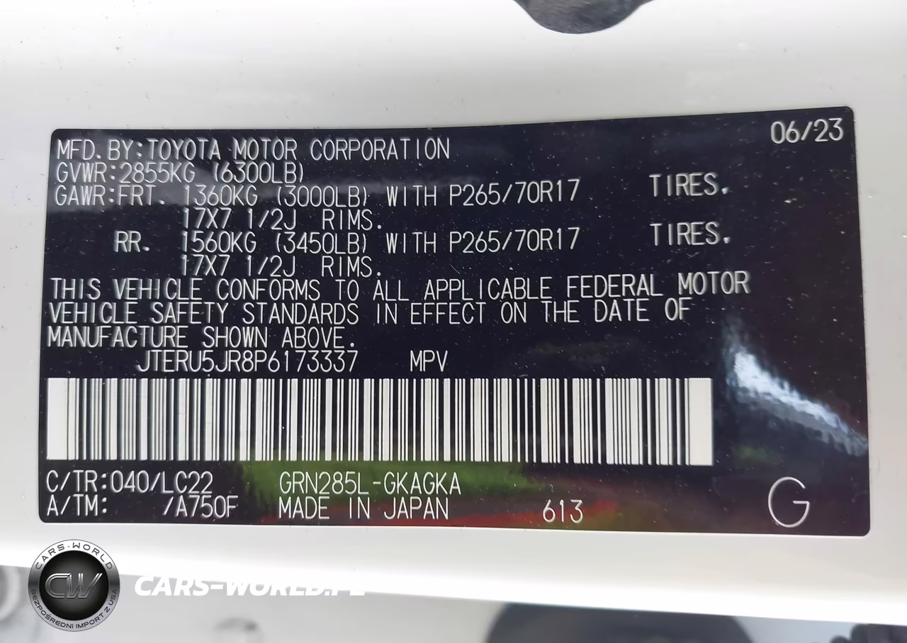 2023 Toyota 4Runner Trd Off Road Premium VIN:JTERU5JR8P6173337 - 9