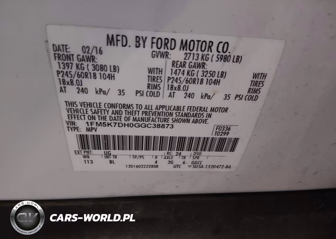 2016 Ford Explorer Xlt VIN:1FM5K7DH0GGC38873 - 9