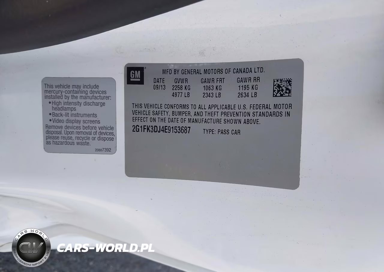 2014 Chevrolet Camaro 2Ss VIN:2G1FK3DJ4E9153687 - 9