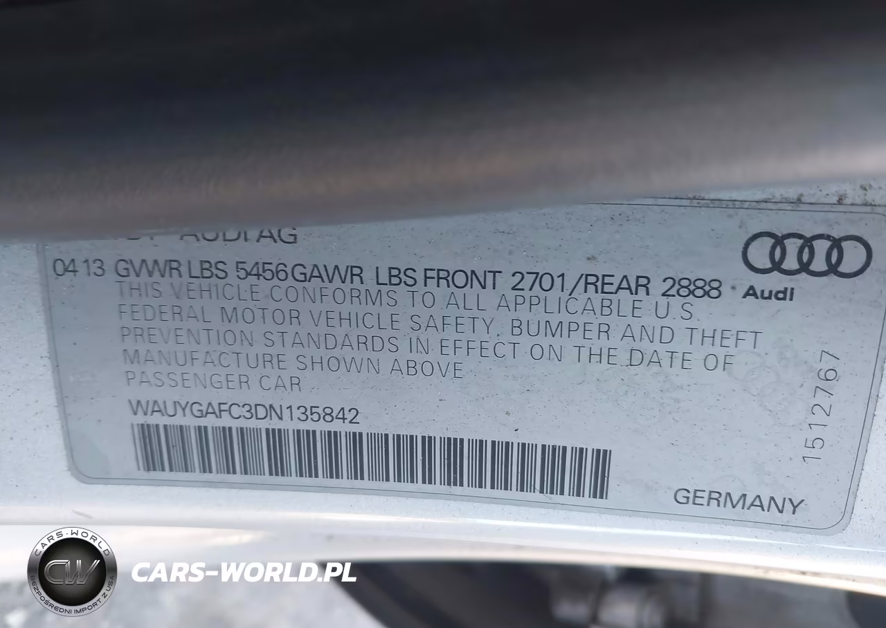 2013 Audi A7 3.0T Premium VIN:WAUYGAFC3DN135842 - 9