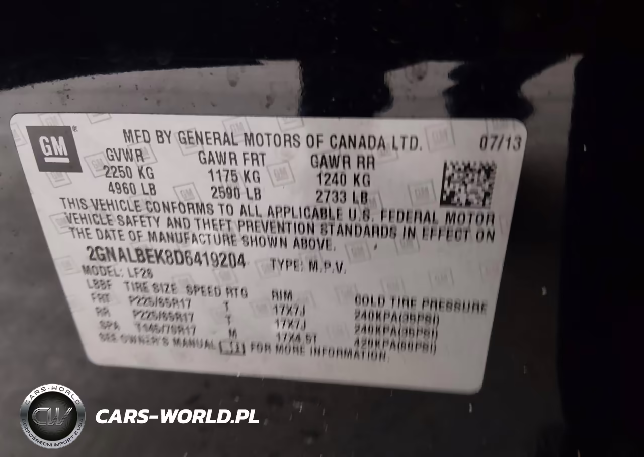 2013 Chevrolet Equinox Ls VIN:2GNALBEK8D6419204 - 9