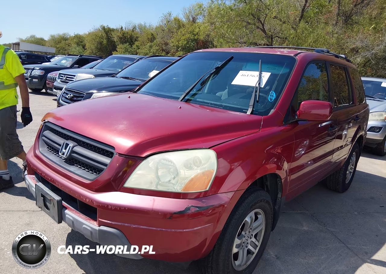 2003 Honda Pilot Ex VIN:2HKYF18403H586804 - 2