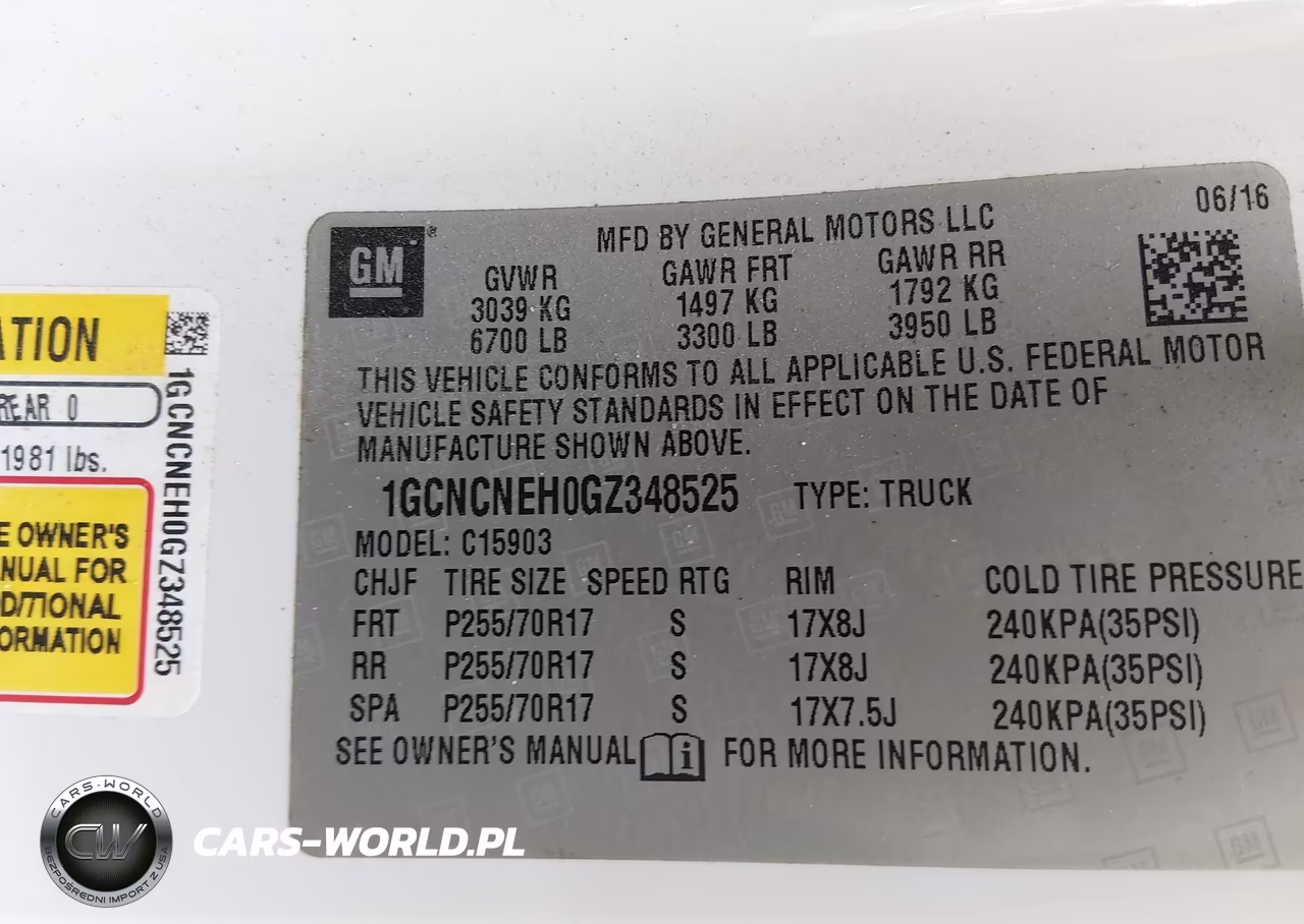 2016 Chevrolet Silverado 1500 Wt VIN:1GCNCNEH0GZ348525 - 4