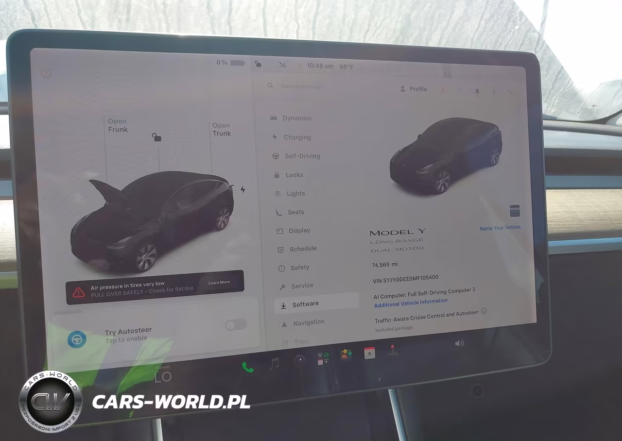 2021 Tesla Model Y Long Range VIN:5YJYGDEE0MF105400 - 7