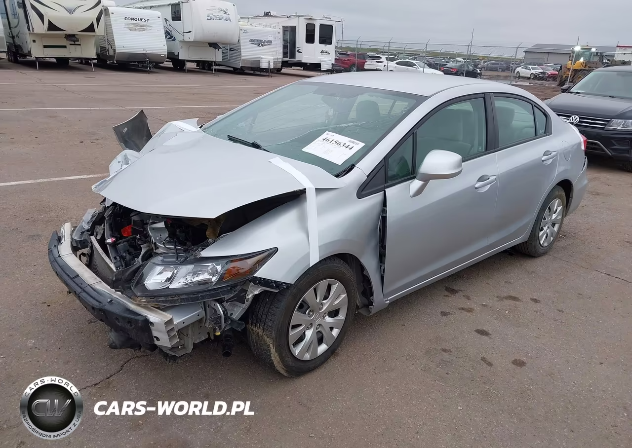 2012 Honda Civic Lx VIN:19XFB2F57CE068424 - 2