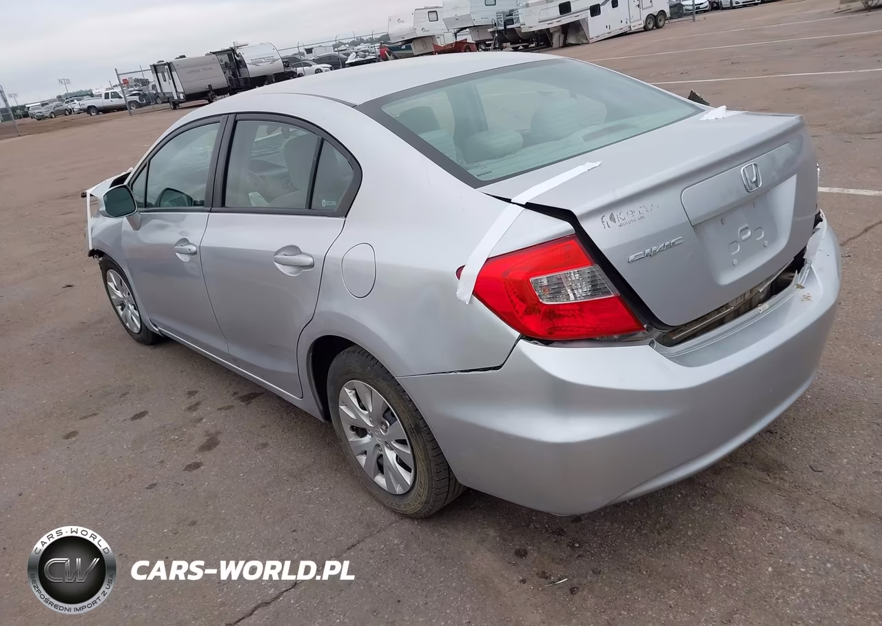 2012 Honda Civic Lx VIN:19XFB2F57CE068424 - 3