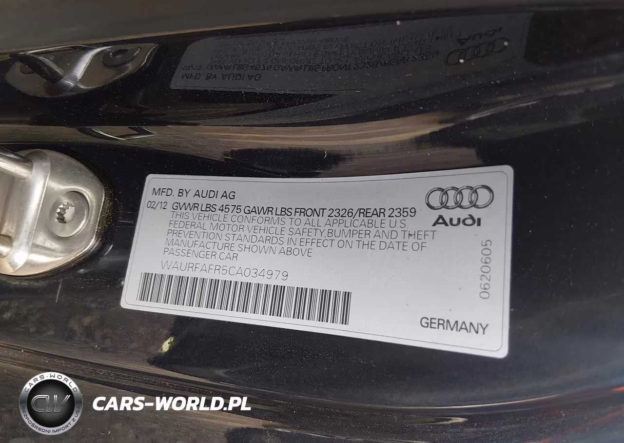 2012 Audi A5 2.0T Premium VIN:WAURFAFR5CA034979 - 9