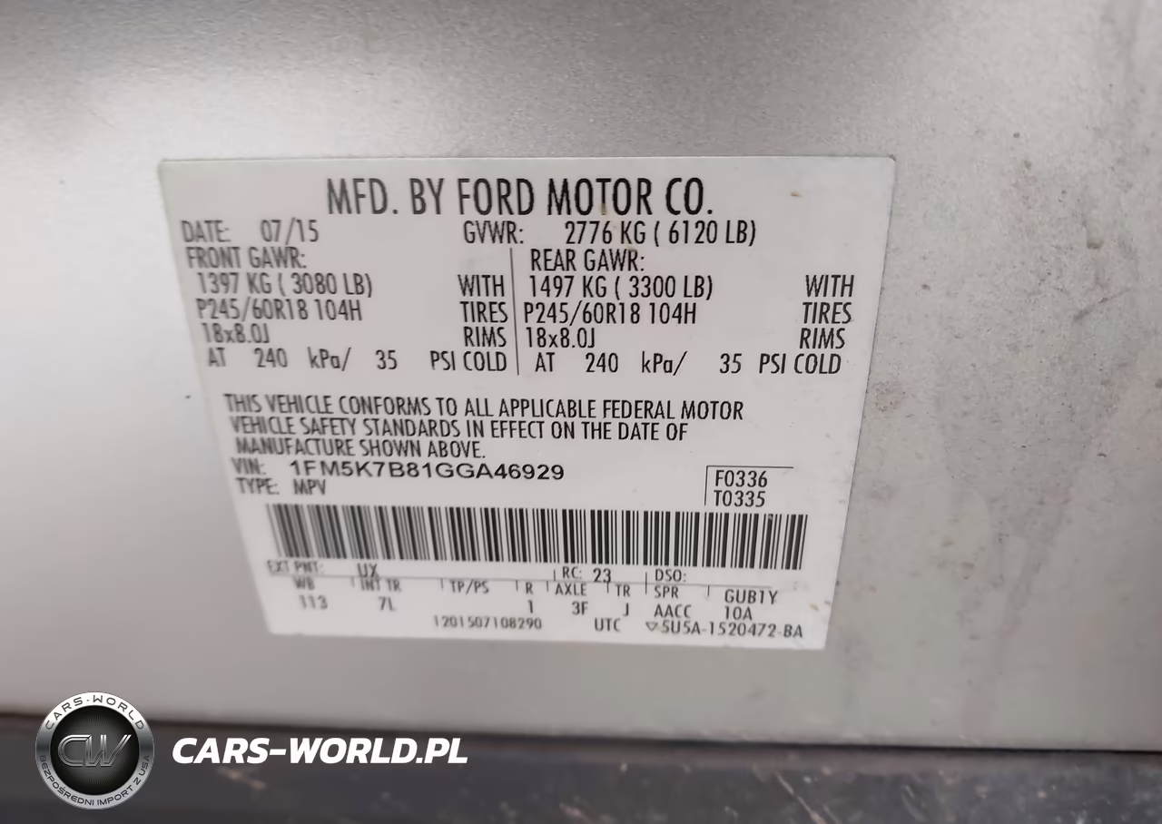 2016 Ford Explorer VIN:1FM5K7B81GGA46929 - 9