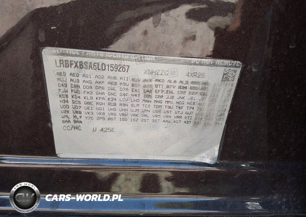 2020 Buick Envision Fwd Preferred VIN:LRBFXBSA6LD159267 - 9