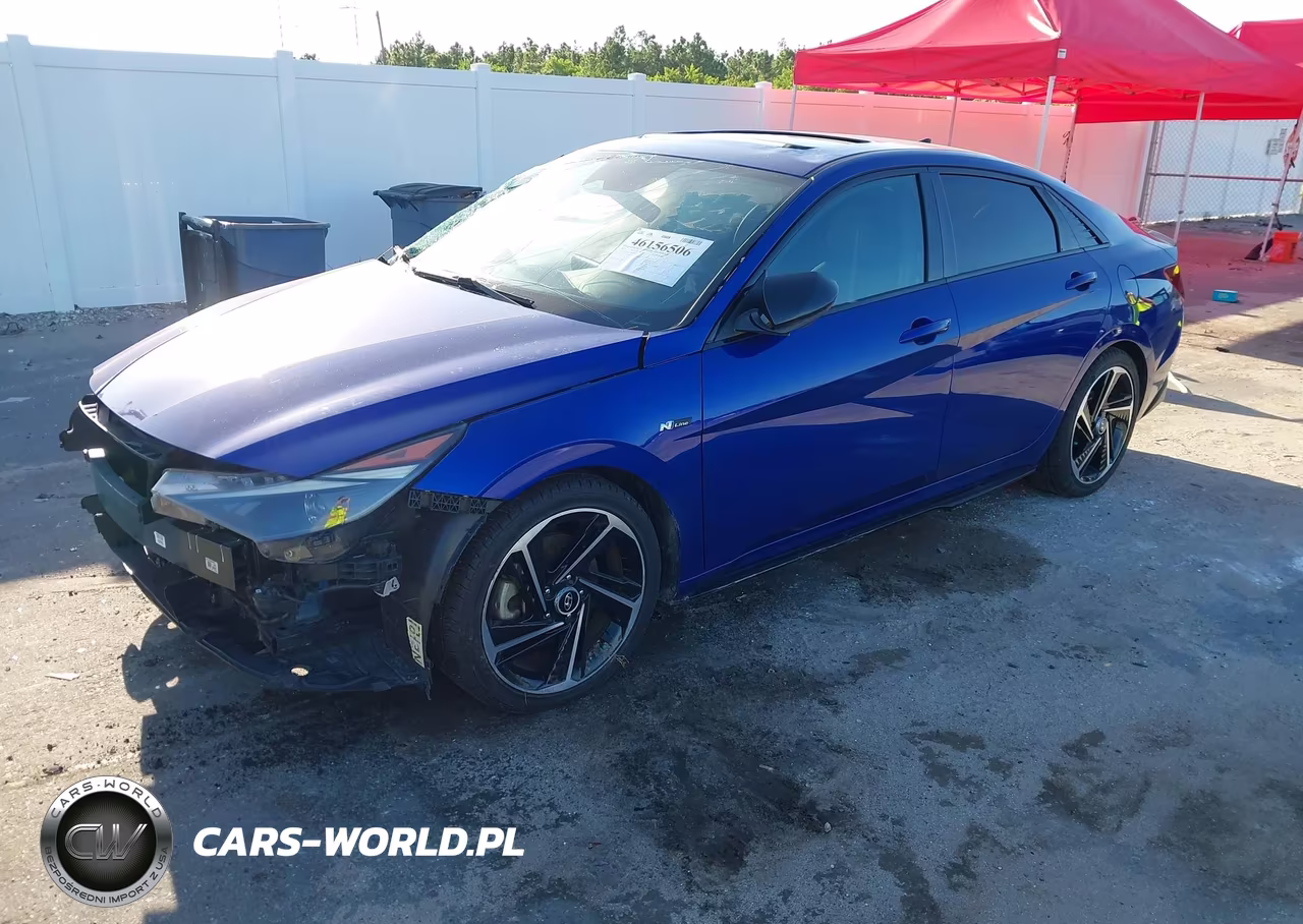 2023 Hyundai Elantra N Line VIN:KMHLR4AF4PU411610 - 2