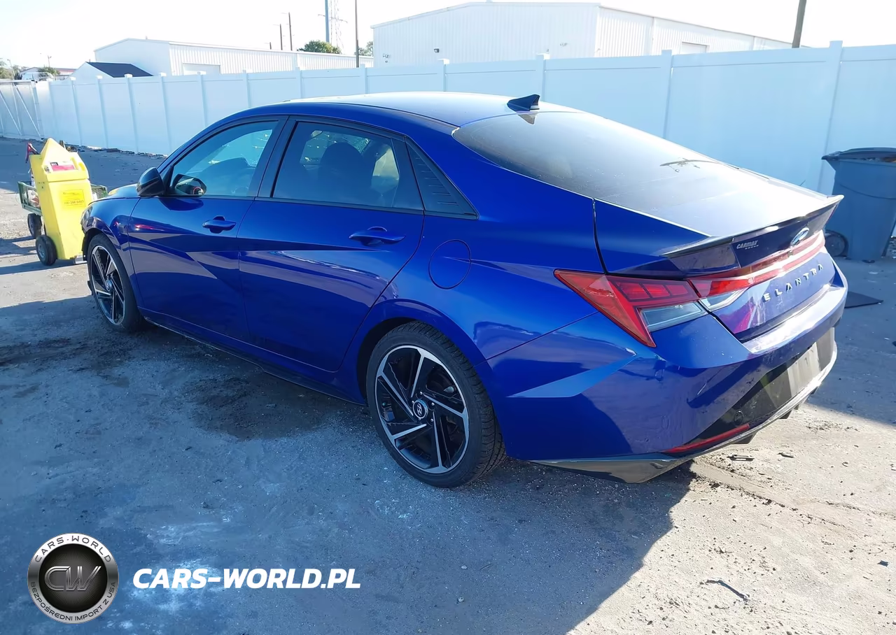 2023 Hyundai Elantra N Line VIN:KMHLR4AF4PU411610 - 3