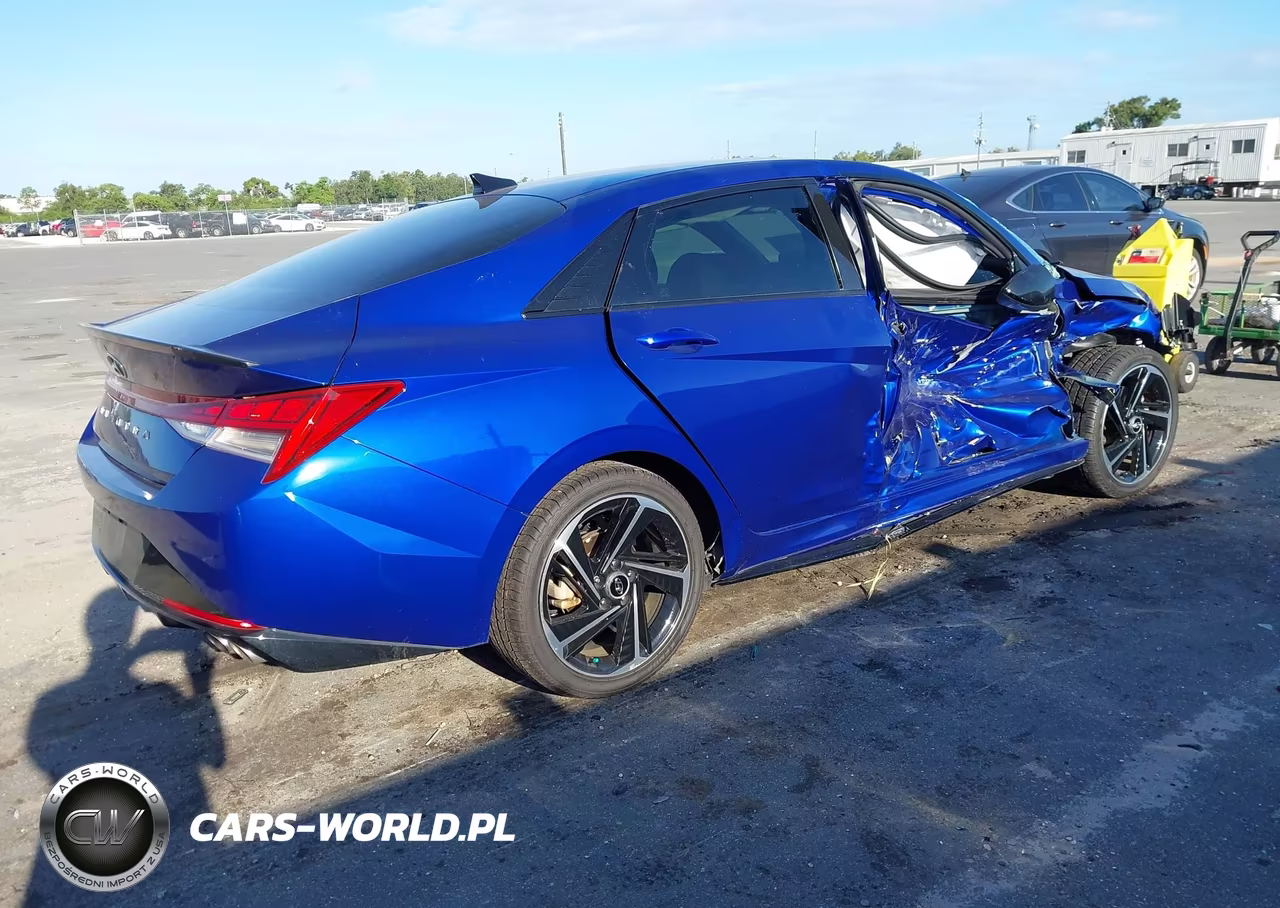 2023 Hyundai Elantra N Line VIN:KMHLR4AF4PU411610 - 4