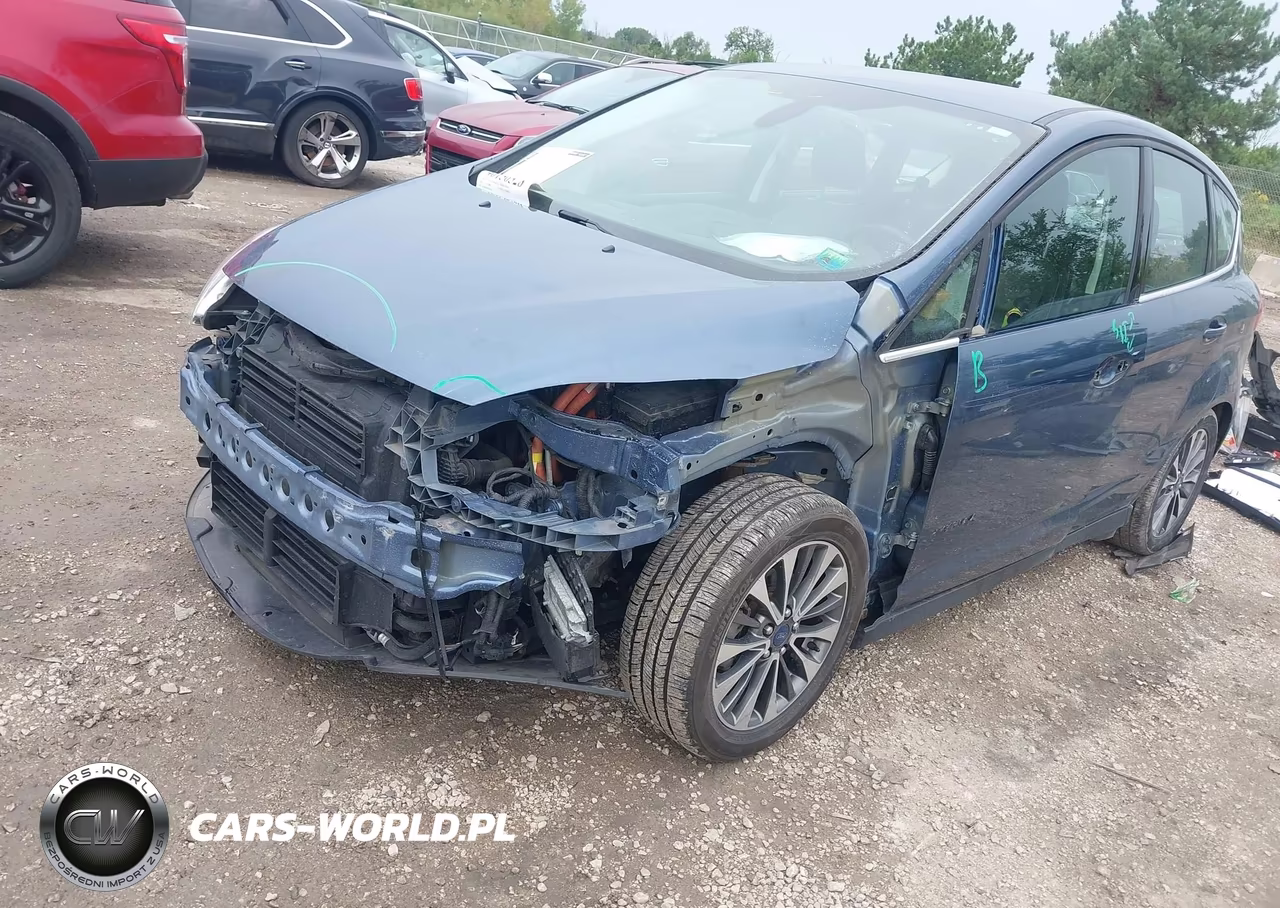 2018 Ford C-Max Hybrid Titanium VIN:1FADP5DU7JL101291 - 2