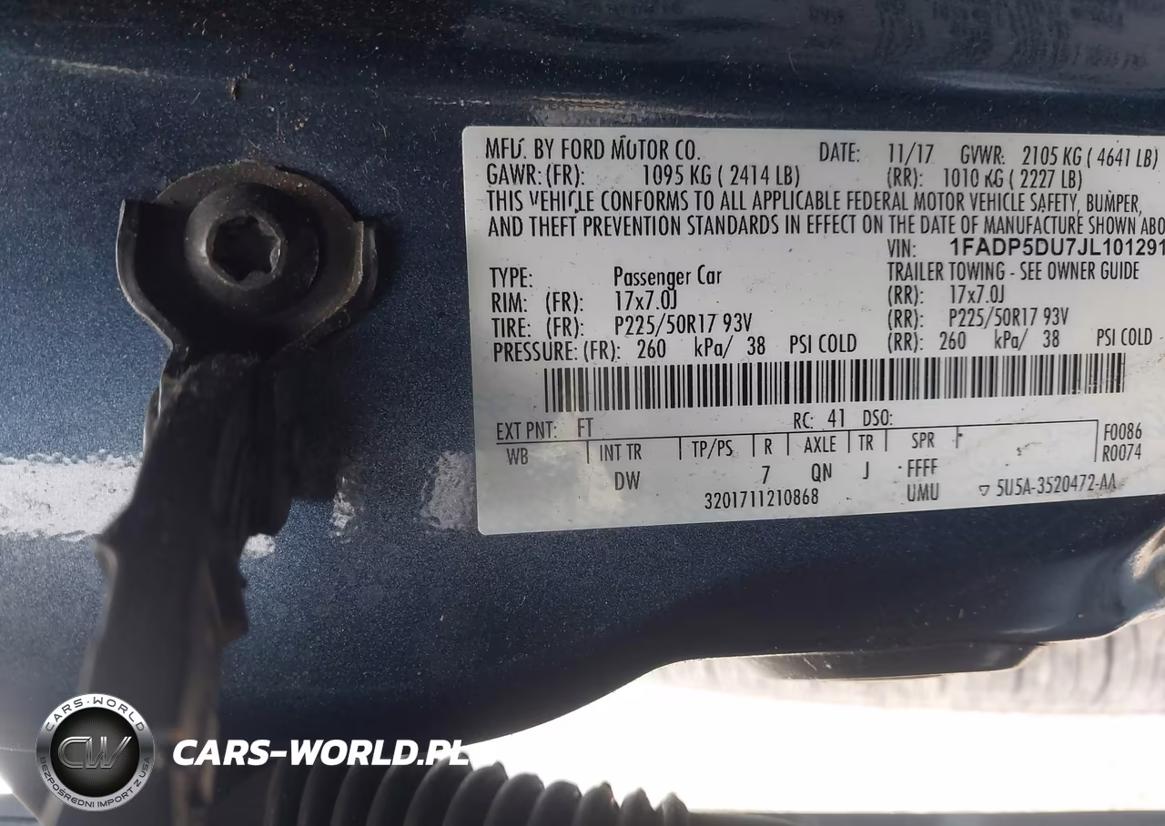 2018 Ford C-Max Hybrid Titanium VIN:1FADP5DU7JL101291 - 9