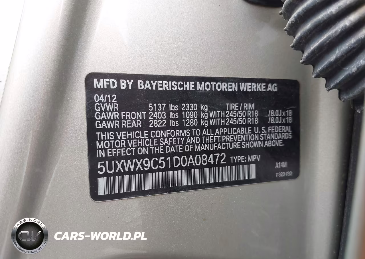 2013 BMW X3 xDrive28I VIN:5UXWX9C51D0A08472 - 9