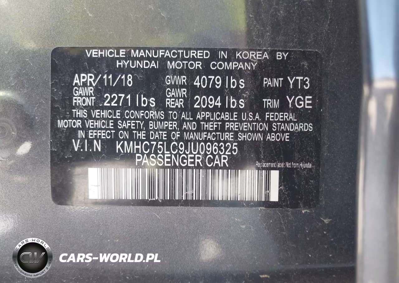 2018 Hyundai Ioniq Hybrid Sel VIN:KMHC75LC9JU096325 - 9