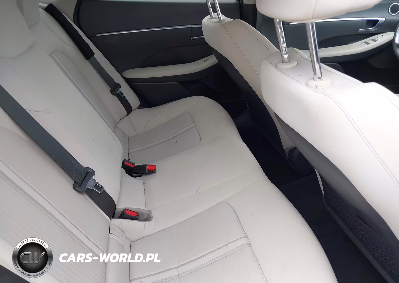 2021 Hyundai Sonata Hybrid Blue VIN:KMHL24JJXMA029524 - 8