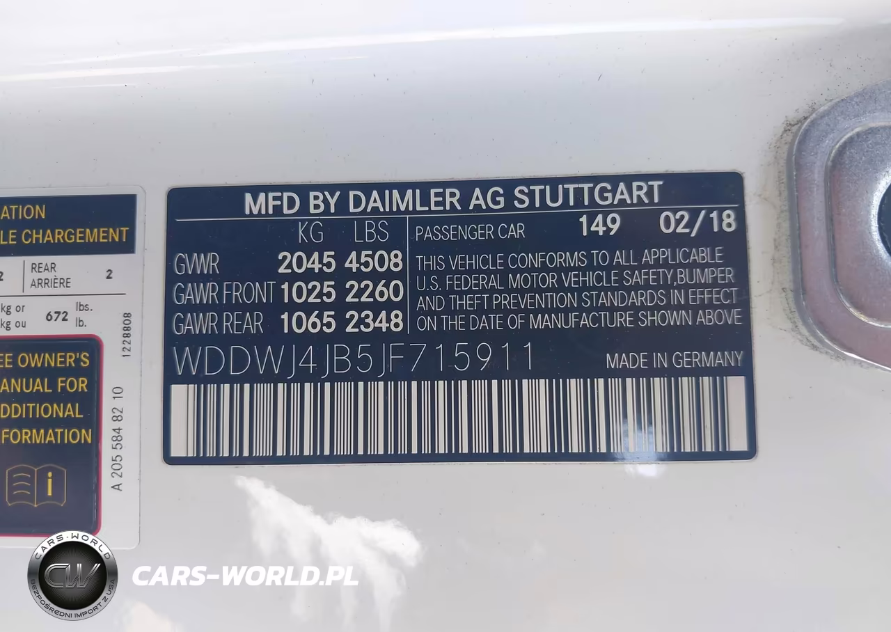 2018 Mercedes-Benz C 300 VIN:WDDWJ4JB5JF715911 - 9