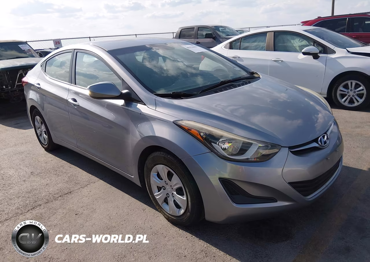 2016 Hyundai Elantra Se VIN:5NPDH4AE0GH717961 - 1