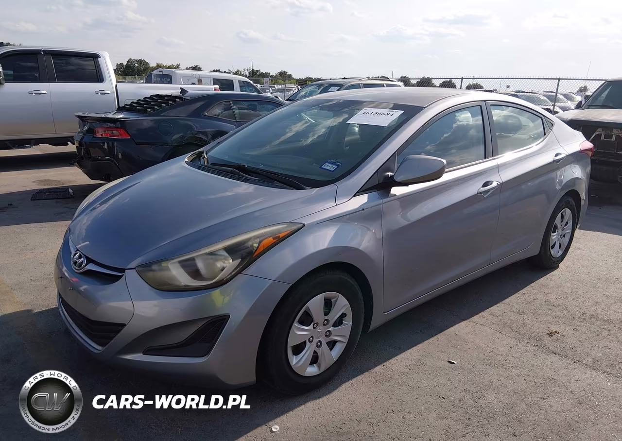 2016 Hyundai Elantra Se VIN:5NPDH4AE0GH717961 - 2