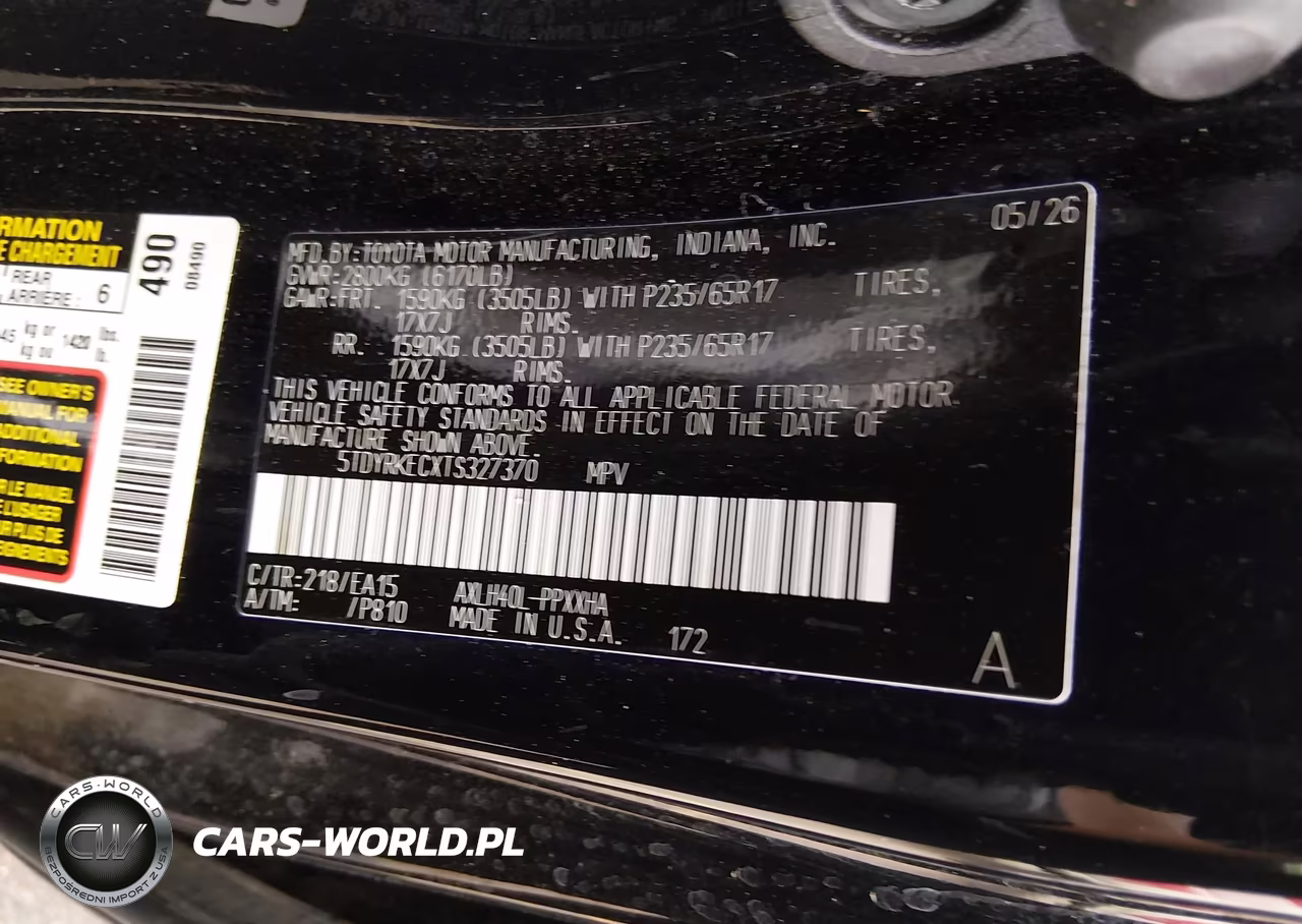 2026 Toyota Sienna Xle VIN:5TDYRKECXTS327370 - 9