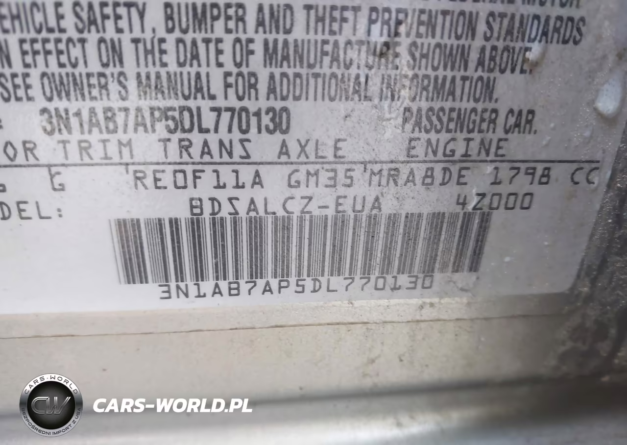 2013 Nissan Sentra S VIN:3N1AB7AP5DL770130 - 9