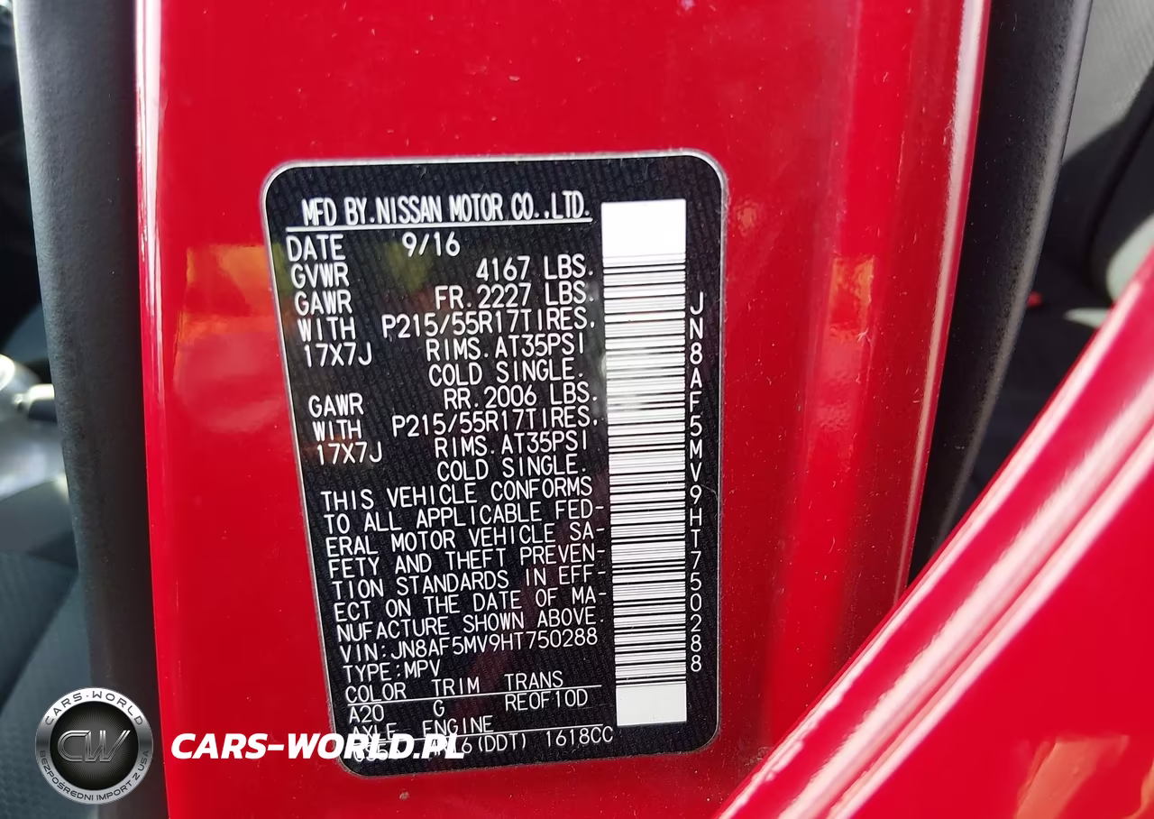 2017 Nissan Juke Sv VIN:JN8AF5MV9HT750288 - 9