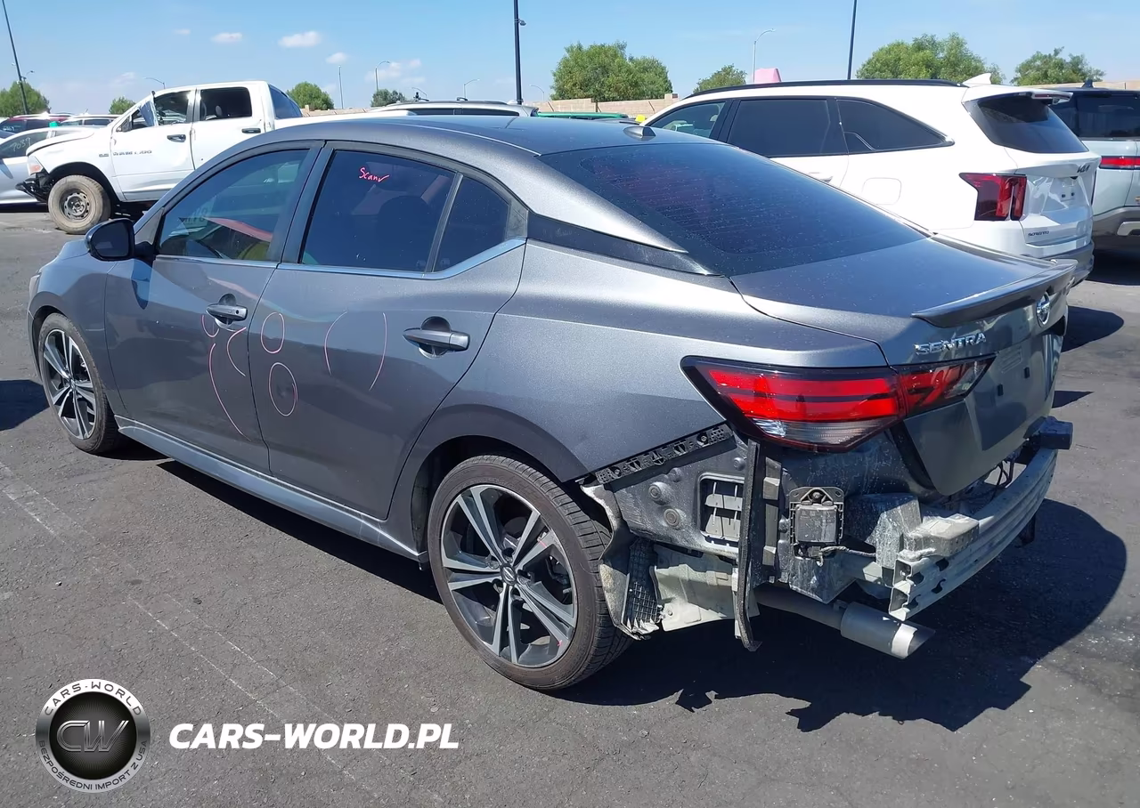 2021 Nissan Sentra Sr Xtronic Cvt VIN:3N1AB8DV2MY251023 - 3