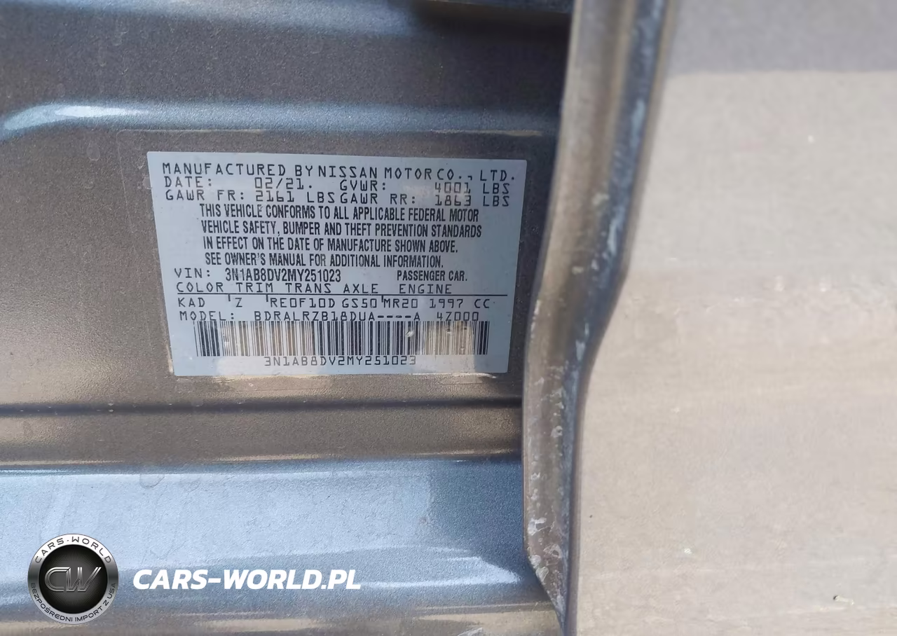 2021 Nissan Sentra Sr Xtronic Cvt VIN:3N1AB8DV2MY251023 - 9