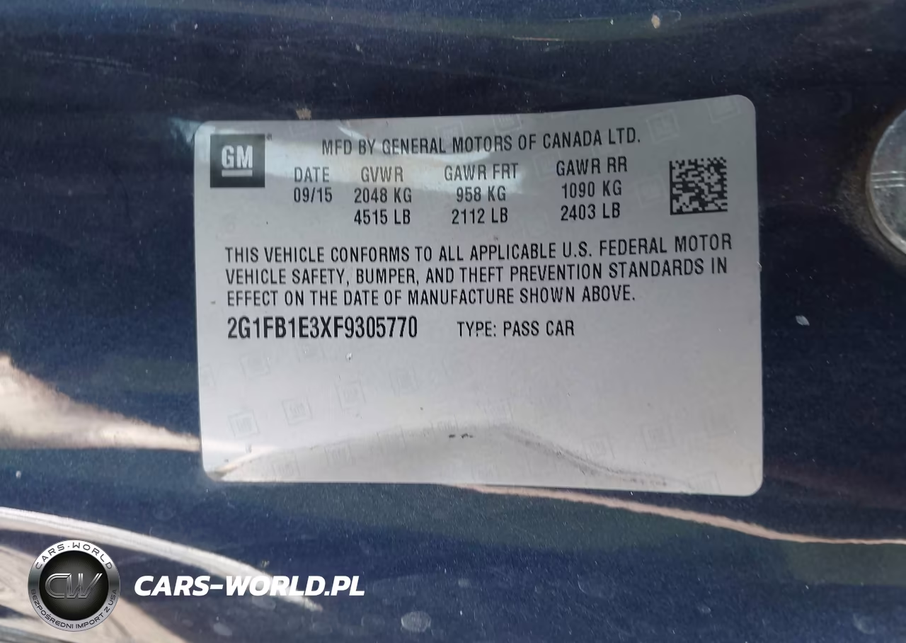 2015 Chevrolet Camaro 2Ls VIN:2G1FB1E3XF9305770 - 9