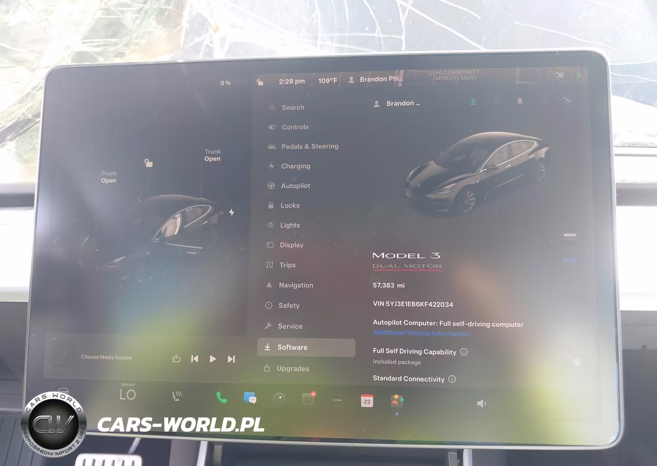 2019 Tesla Model 3 Long Range-Performance VIN:5YJ3E1EB6KF422034 - 7