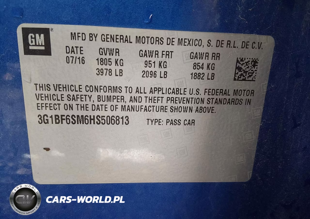 2017 Chevrolet Cruze Premier Auto VIN:3G1BF6SM6HS506813 - 9