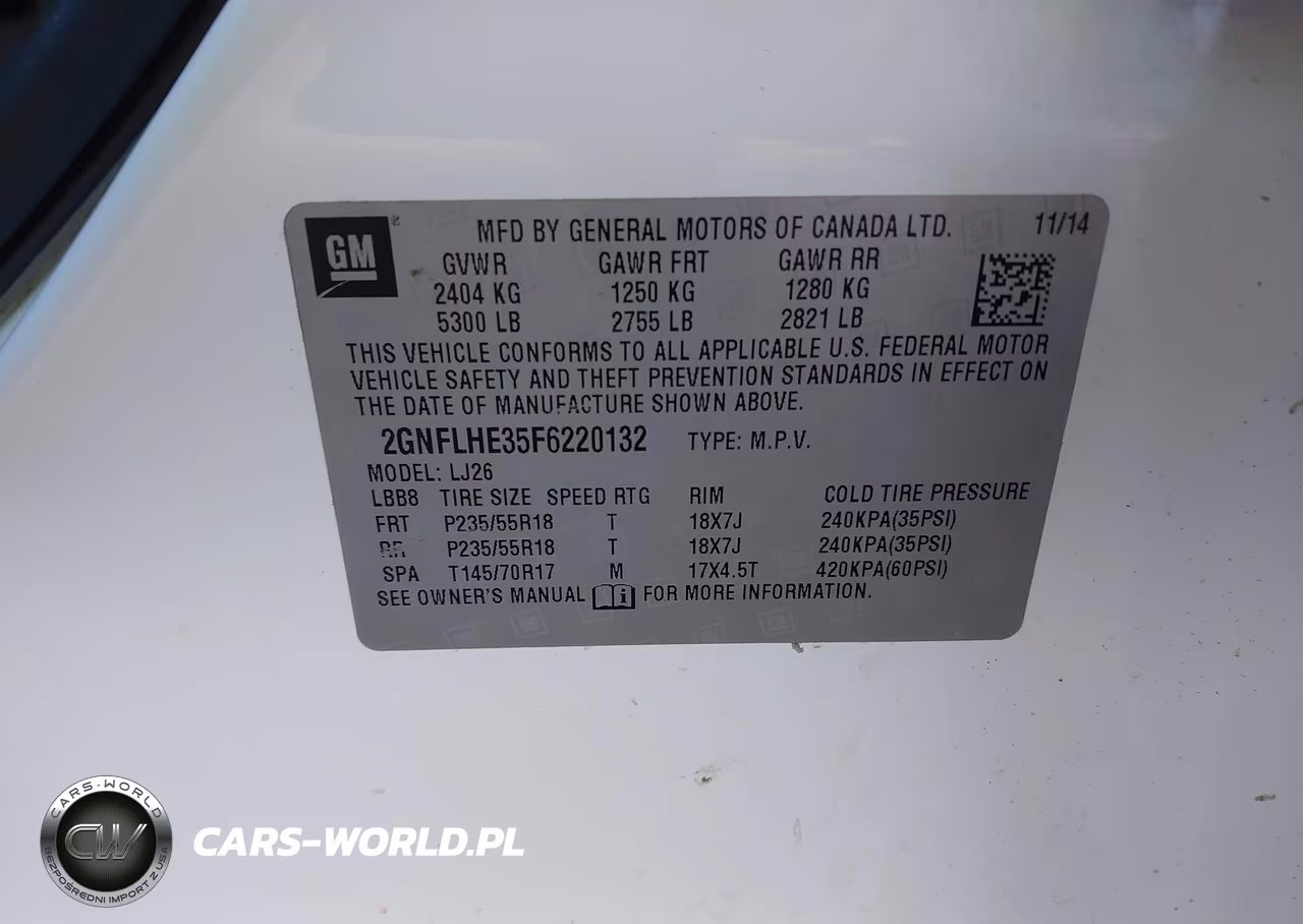 2015 Chevrolet Equinox Ltz VIN:2GNFLHE35F6220132 - 9