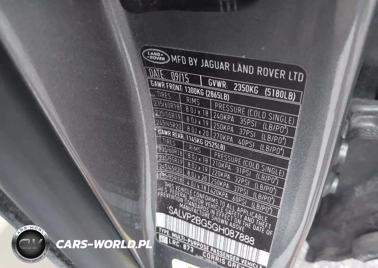 2016 Land Rover Range Rover Evoque Se-Se Premium VIN:SALVP2BG5GH087888 - 9