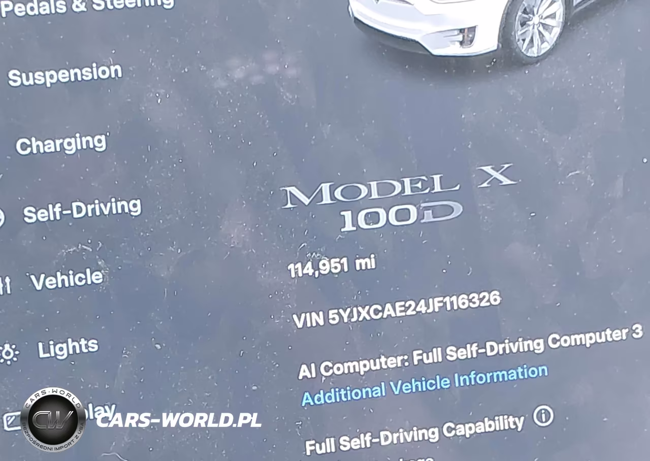 2018 Tesla Model X 100D-75D-P100D VIN:5YJXCAE24JF116326 - 14
