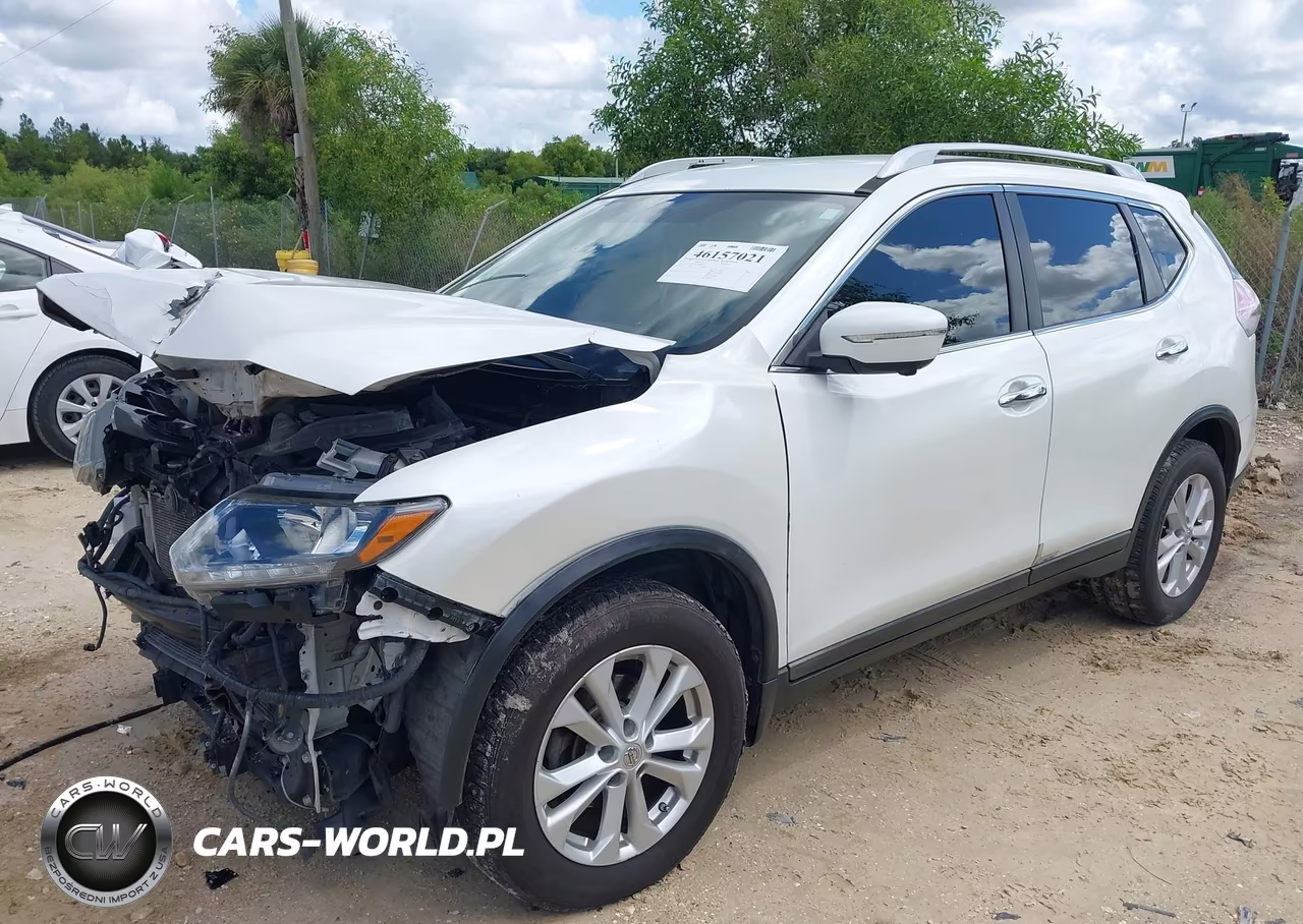 2015 Nissan Rogue Sv VIN:5N1AT2MV7FC782622 - 2