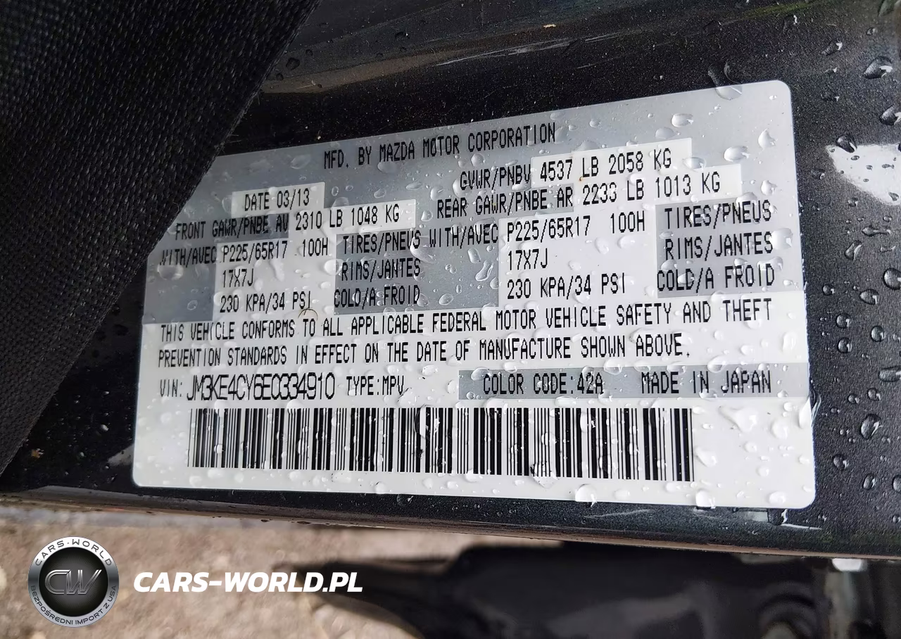 2014 Mazda Cx-5 Touring VIN:JM3KE4CY6E0334910 - 9