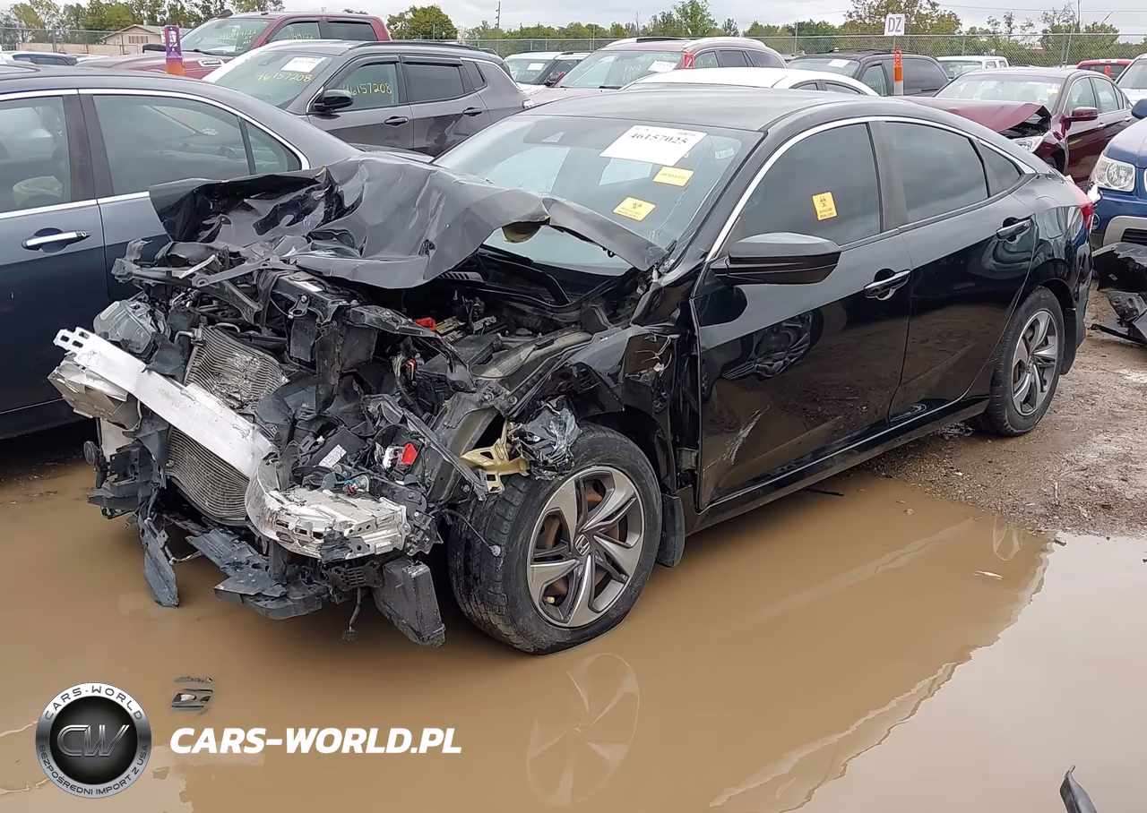 2019 Honda Civic Lx VIN:2HGFC2F61KH574292 - 2