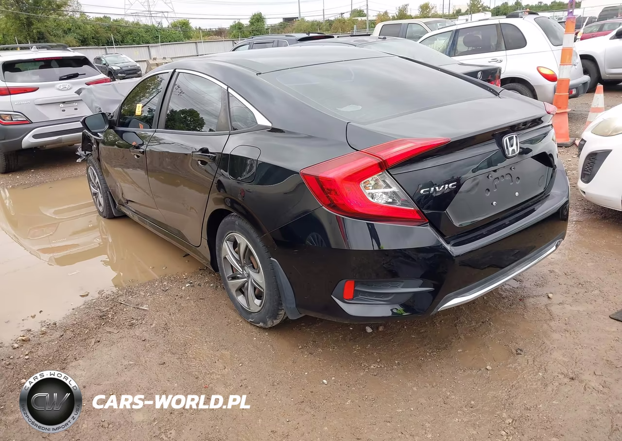 2019 Honda Civic Lx VIN:2HGFC2F61KH574292 - 3