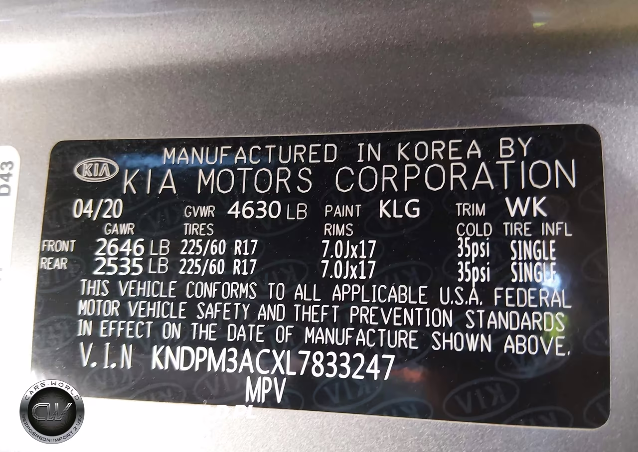 2020 Kia Sportage Lx VIN:KNDPM3ACXL7833247 - 9