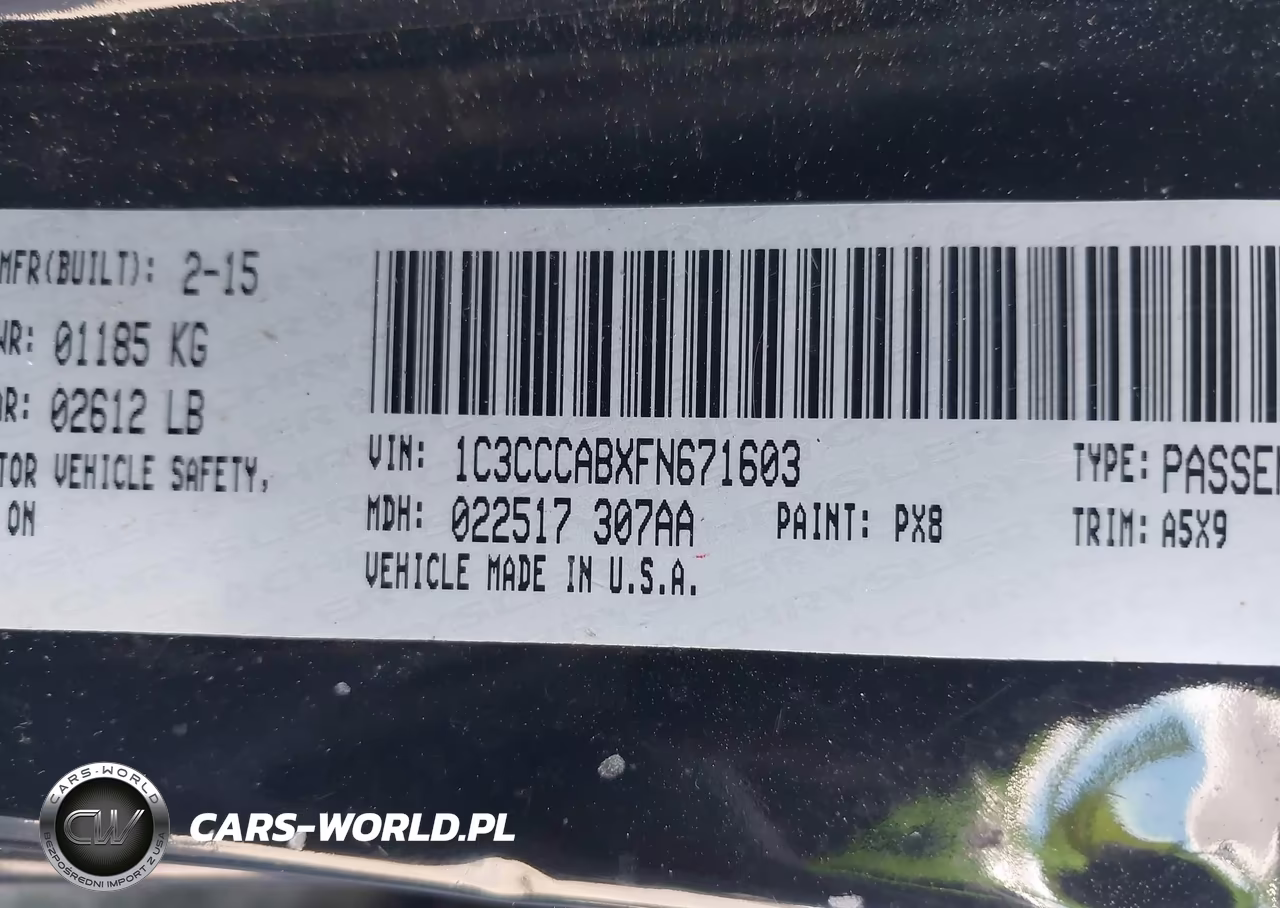 2015 Chrysler 200 Limited VIN:1C3CCCABXFN671603 - 9