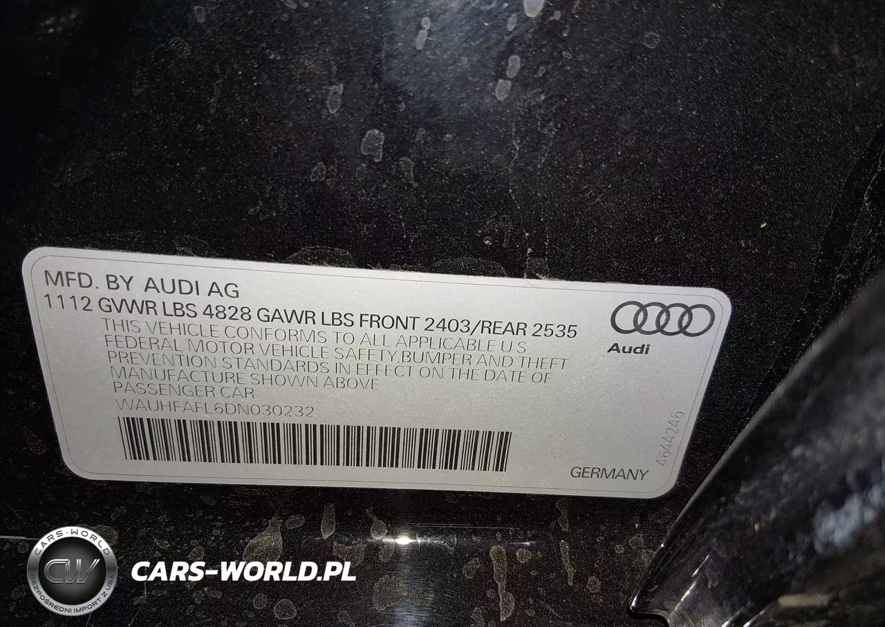 2013 Audi A4 2.0T Premium VIN:WAUHFAFL6DN030232 - 9