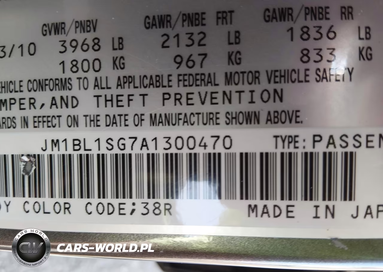 2010 Mazda Mazda3 I Touring VIN:JM1BL1SG7A1300470 - 9