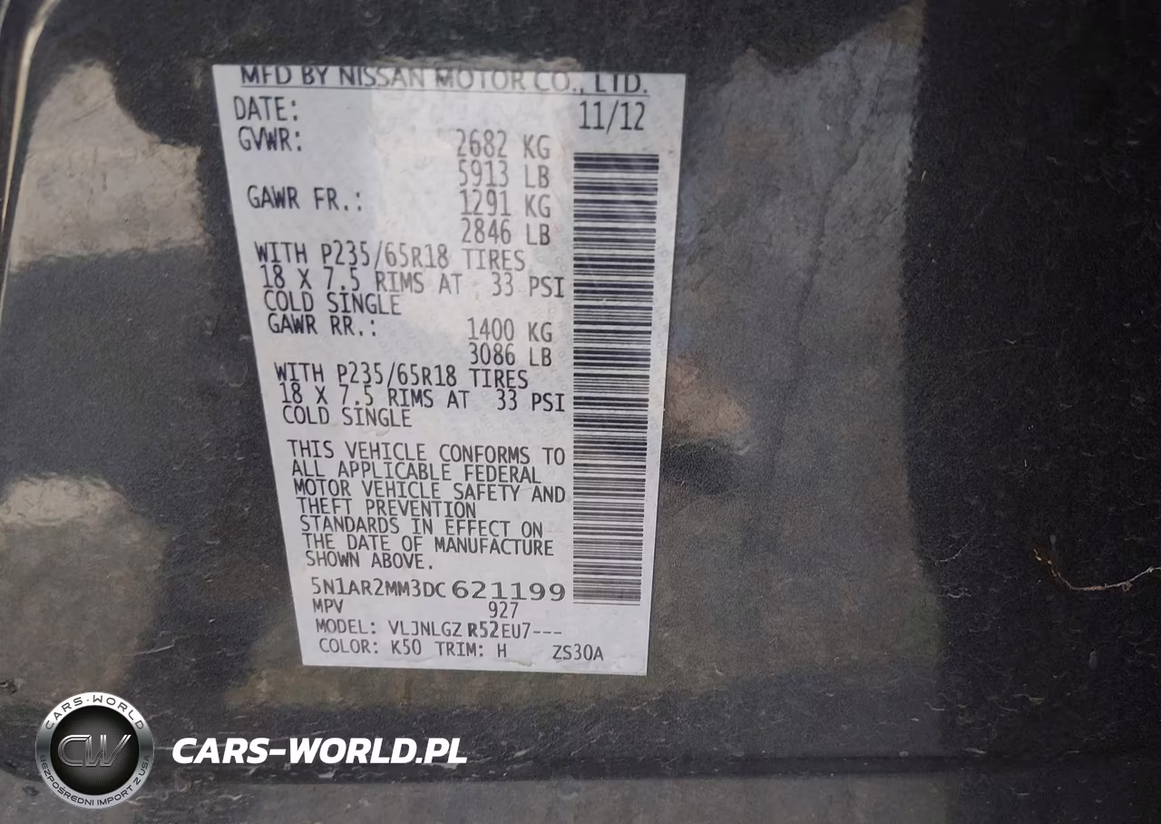 2013 Nissan Pathfinder Sl VIN:5N1AR2MM3DC621199 - 9