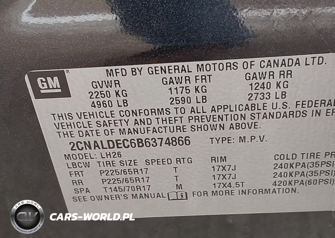 2011 Chevrolet Equinox 1Lt VIN:2CNALDEC6B6374866 - 9