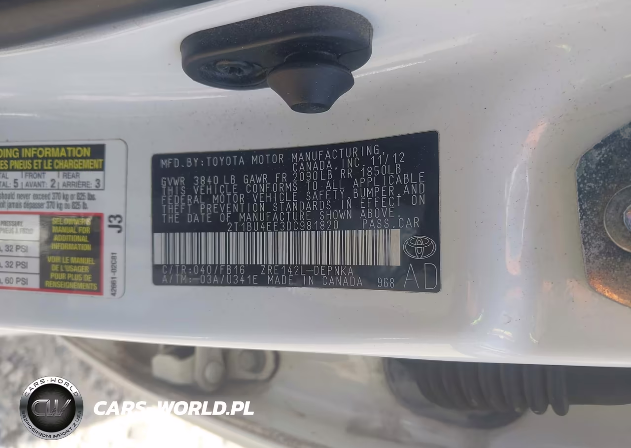 2013 Toyota Corolla S-Le VIN:2T1BU4EE3DC981820 - 7