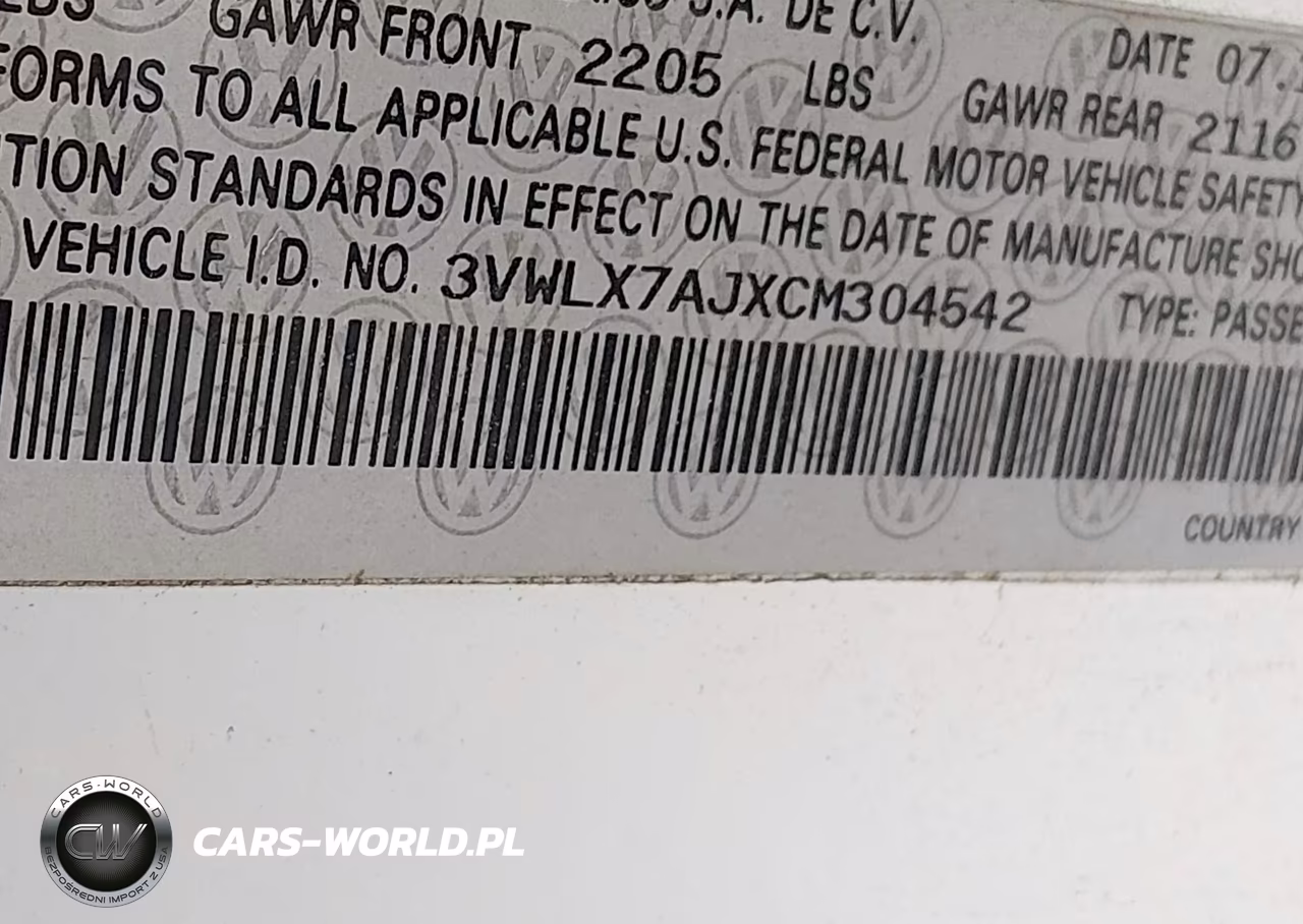 2012 Volkswagen Jetta 2.5L Sel VIN:3VWLX7AJXCM304542 - 9