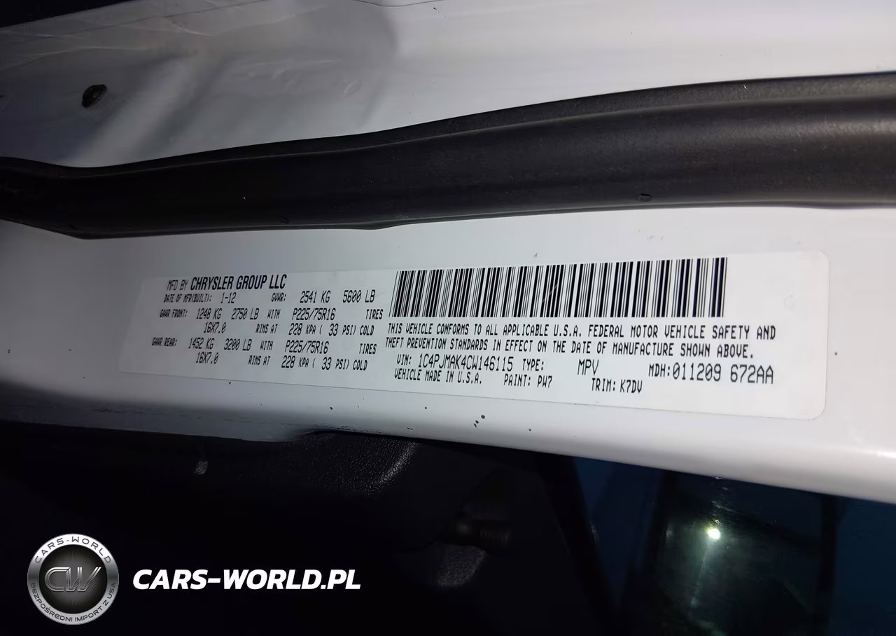 2012 Jeep Liberty Sport VIN:1C4PJMAK4CW146115 - 9